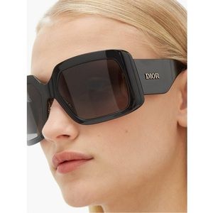 DIOR Diorsolight2 Oversized 61mm Square Brown Sunglasses 3237